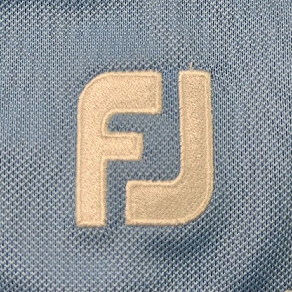 FootJoy Golf Polo Shirt Mens 50" Chest 31" Length Light Blue EV Country Club - Picture 5 of 7